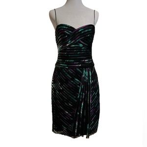 Vintage Cache Multicolor Bandage Sheath Dress
